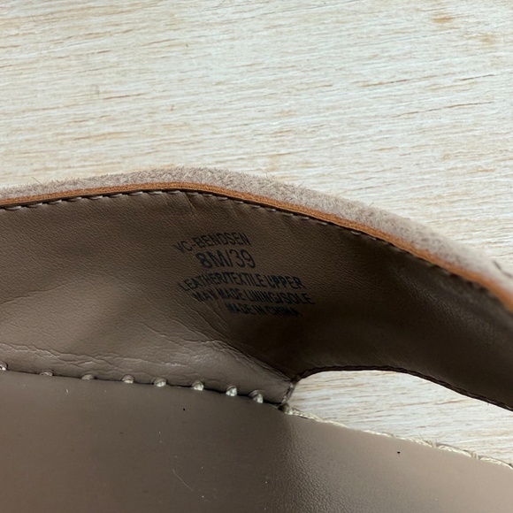 Vince Camuto Women's Truffle Taupe Bendsen Wedge Sandals Size 8 - Picture 9 of 9